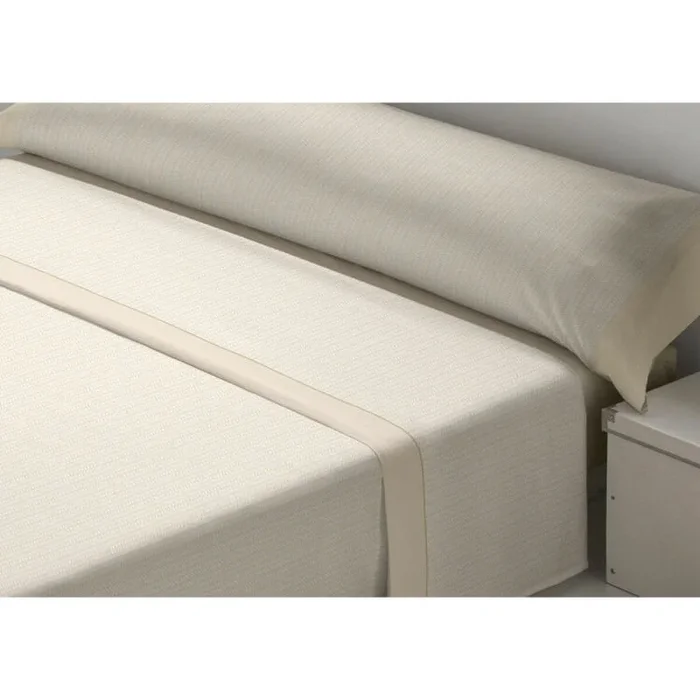 Juego de sábanas d’or cebra beige cama de 150 franela
