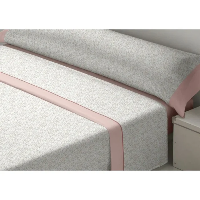 Juego de sábanas d’or lavanda rosa cama de 90 franela