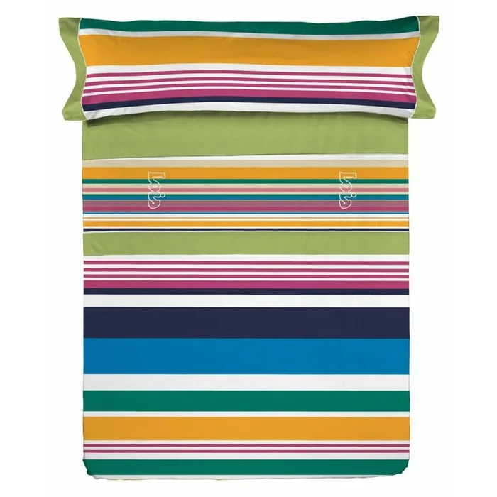 Juego de sábanas lois frida verde cama de 105
