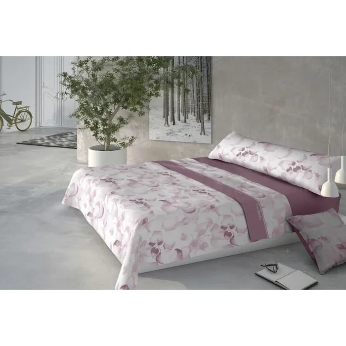 Juego de sábanas pierre cardin coralina mariola malva cama de 150