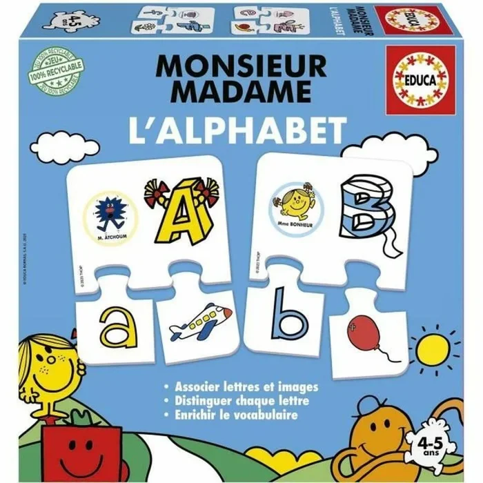 Juego educativo educa mr. men and women