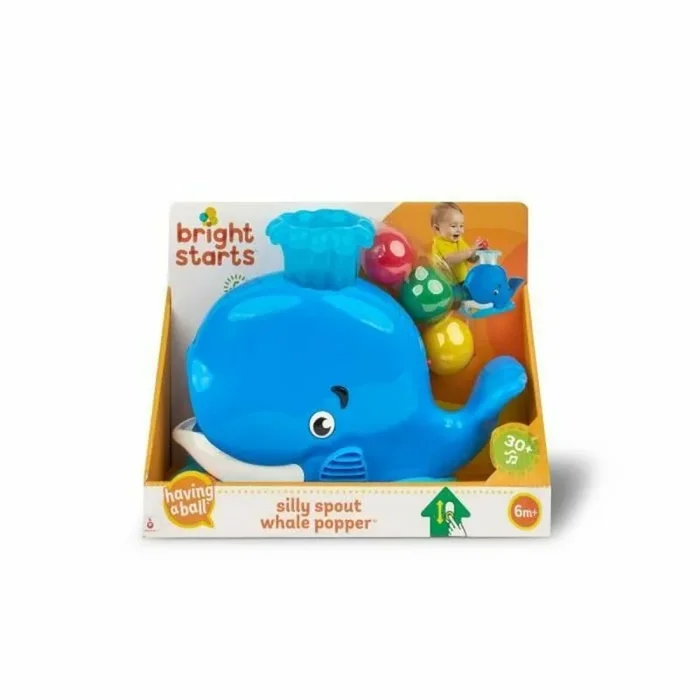 Juguete musical bright starts silly spout whale ball popper