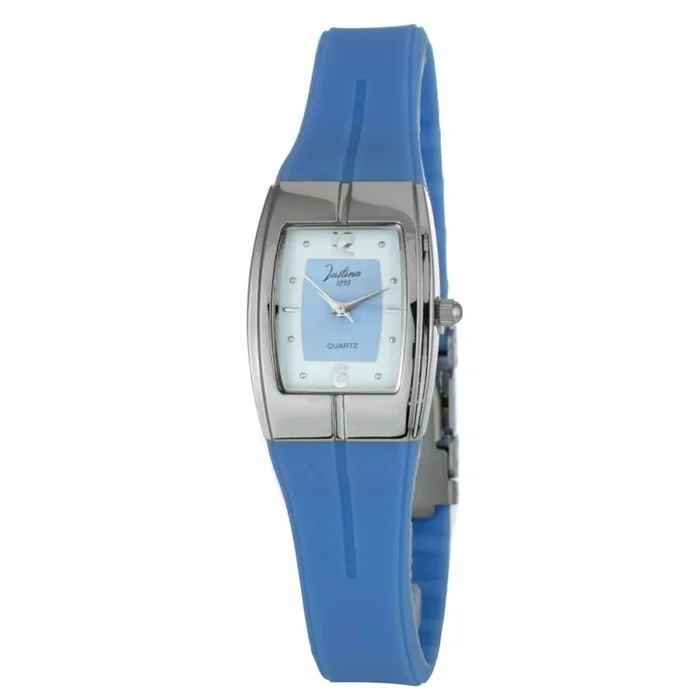 Justina Reloj Análogico-Digital para Womens de Automático con Correa en Cloth S0334440