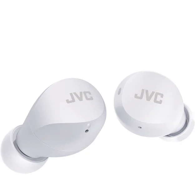 JVC HA-Z66T-W-E Gumy Mini Auriculares inalámbricos Edición Exclusiva para Amazon, Pequeño, Ligero, 3 Modos de Sonido, Resistencia al Agua (IPX4), Larga duración de la batería, Bluetooth 5.1, Blanco