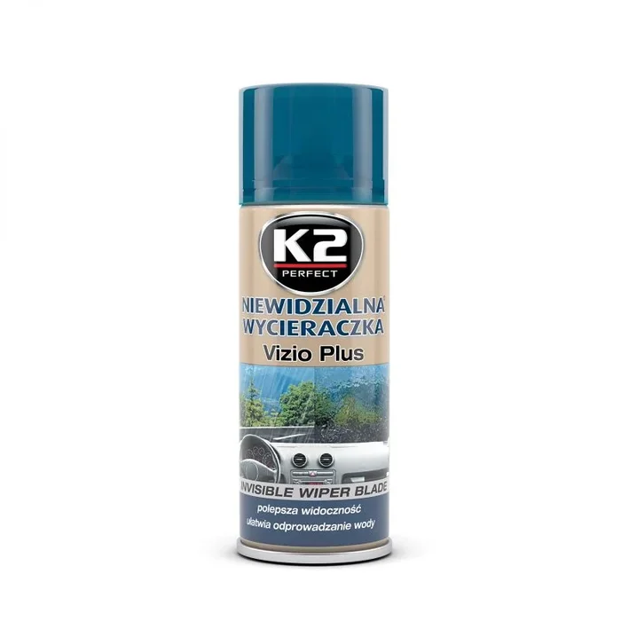 K2 Vizio Nanotech – Espray repelente de lluvia para limpiaparabrisas, invisible, 200 ml