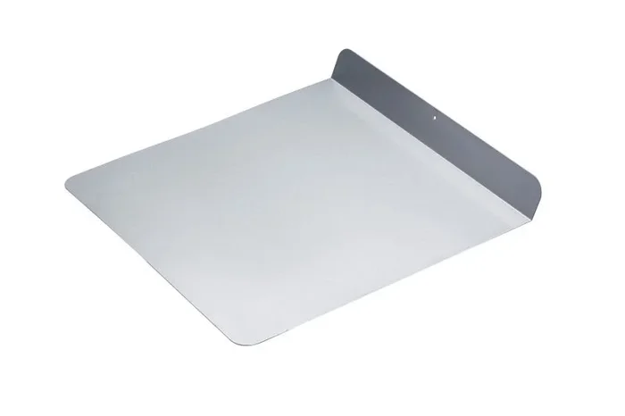 KC BLUE Hoja de Respaldo Bandeja Antiadherente de 33.5 cm x 32 cm, Acero, Gris (Gray), 31.8x34x3 cm