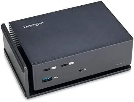 Kensington SD5560T Estación de Acoplamiento Thunderbolt 3 con USB-C Dual 4K para Windows o macOS con Carga de Energía de 96 W, K37010EU