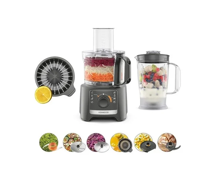 Kenwood MultiPro Compact FDP31.360GY robot de cocina 800 W 2,1 L Gris