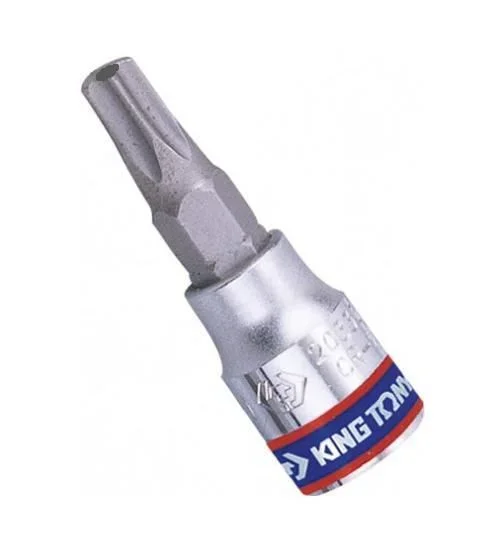 King Tony 203727 – T27 cabeza hueca resis torx bits de 1/4 pulgadas