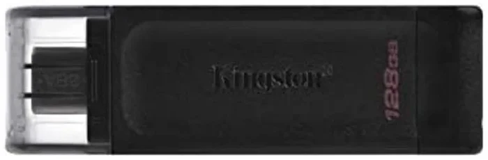 Kingston Technology DataTraveler 70 unidad flash USB 128 GB USB Tipo C 3.2 Gen 1 (3.1 Gen 1) Negro
