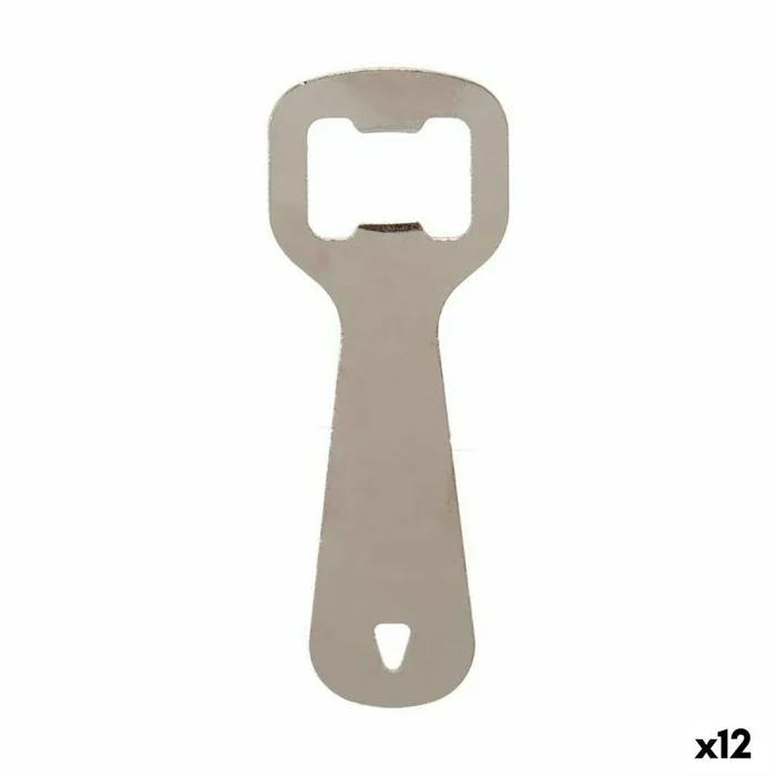 Kinvara Abrebotellas Acero Inoxidable 11 x 4 x 0,5 cm Plateado (12 Unidades)