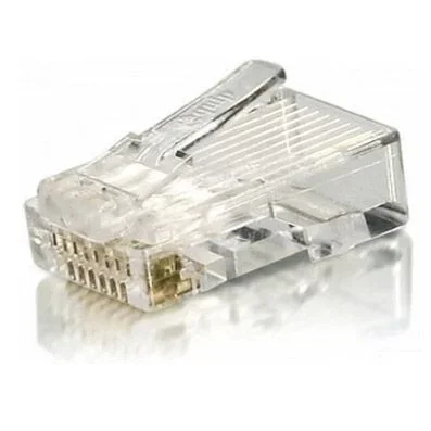 Kit 100 conectores rj45 equip categoria 6 121143