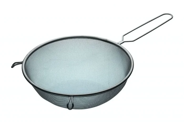 KitchenCraft Colador de Acero Inoxidable con Doble Mango de Diámetro Grande 25 cm