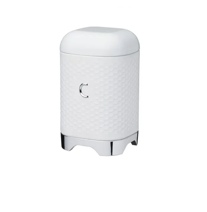 KitchenCraft LOVCOFFEEWHT – Recipiente para café, color blanco