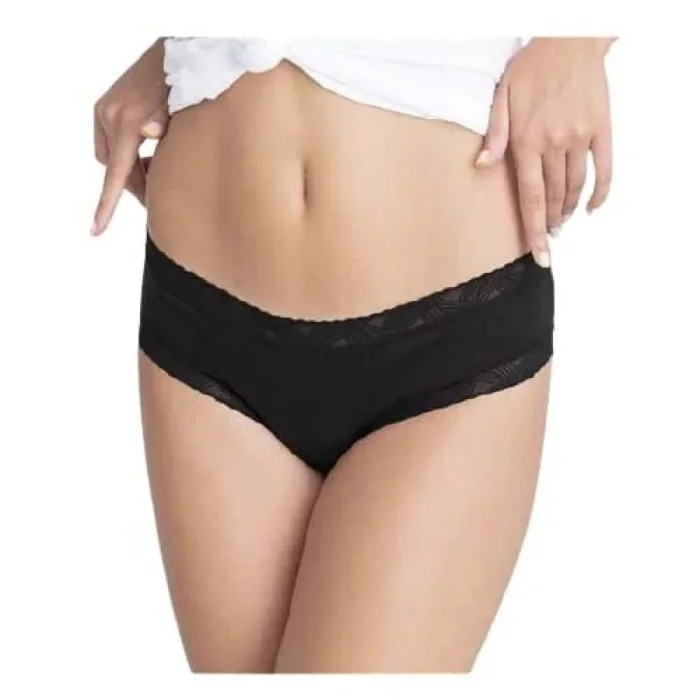 Kiwitas Doble Blonda Braguitas Menstruales Negro S