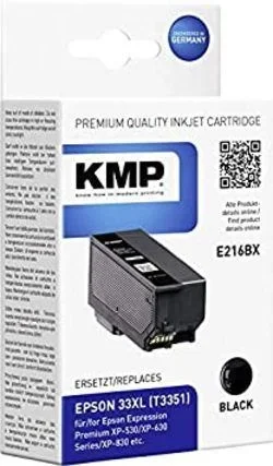 KMP 1633,4001 cartucho de tinta Compatible Alto rendimiento (XL) Negro
