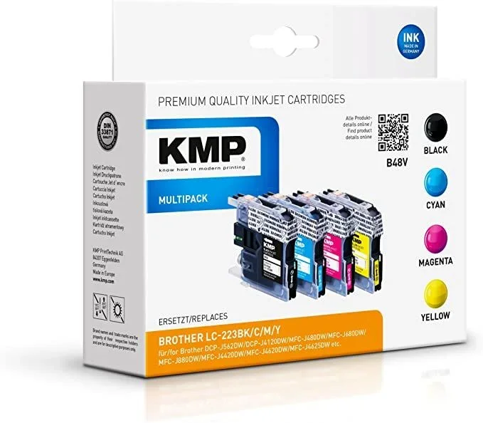 KMP B48V cartucho de tinta Negro, Cian, Magenta, Amarillo