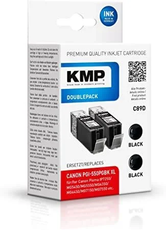KMP C89D Cartucho Sw DP Se Adapta Canon Pgi-550Pgbk