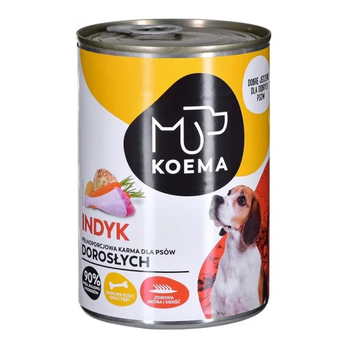 Koema turkey- comida húmeda para perros – 400 g
