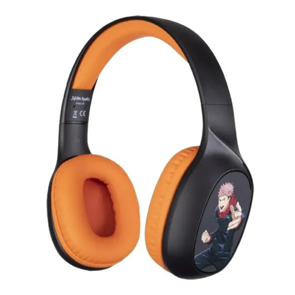Konix KX JUJUTSU BT HEADPHONES Auriculares Inalámbrico y alámbrico Diadema Juego Bluetooth Negro, Naranja