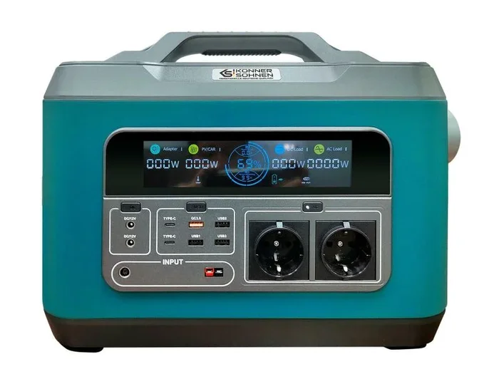 Könner & söhnen przenośna stacja zasilania ks 3000ps-fc 3000 w