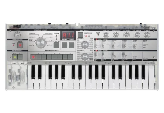 Korg – MicroKORG Crystal – 37 Key Sintetizador de modelado analógico con vocoder – Edición limitada
