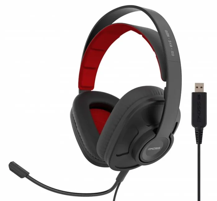 Koss GMR-545-AIR USB auricular y casco Auriculares Alámbrico Diadema Juego USB tipo A Negro