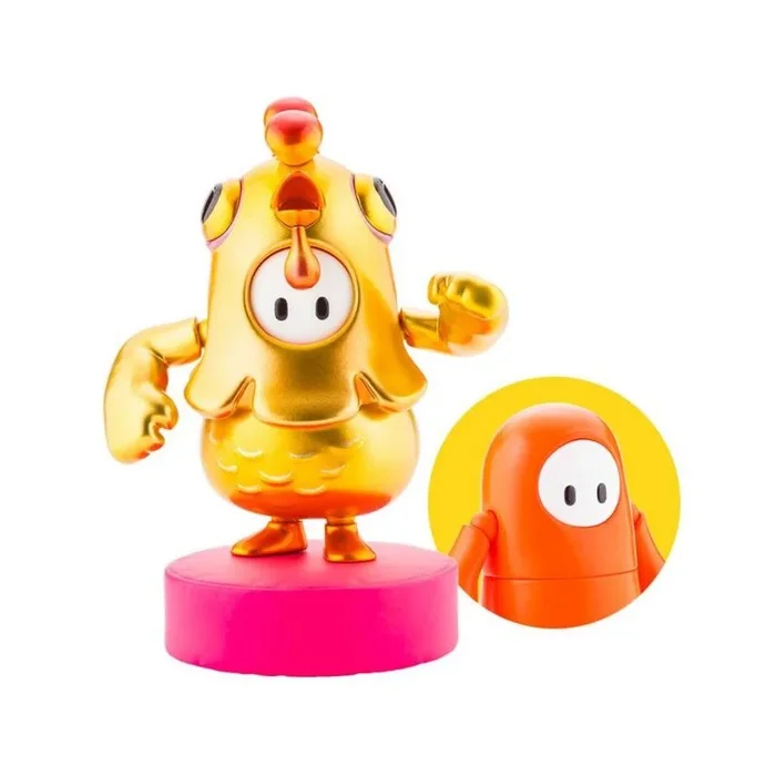 Kotobukiya Fall Guys: Ultimate Knockout Figura 1/20 Legendary Edition Orangeade/Golden Chicken Disfraz 8 cm