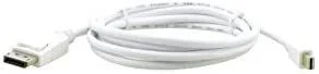 Kramer Electronics C-MDP/DPM-3 adaptador de cable de vídeo 0,9 m Mini DisplayPort DisplayPort Blanco