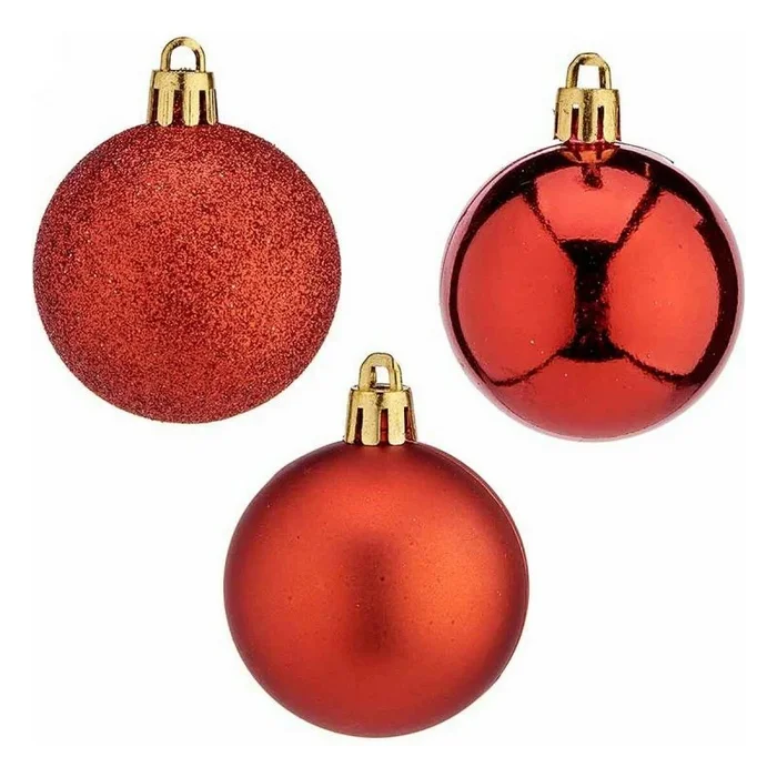 Krist+ Bolas de Navidad Ø 5 cm 24 Unidades Rojo Plástico