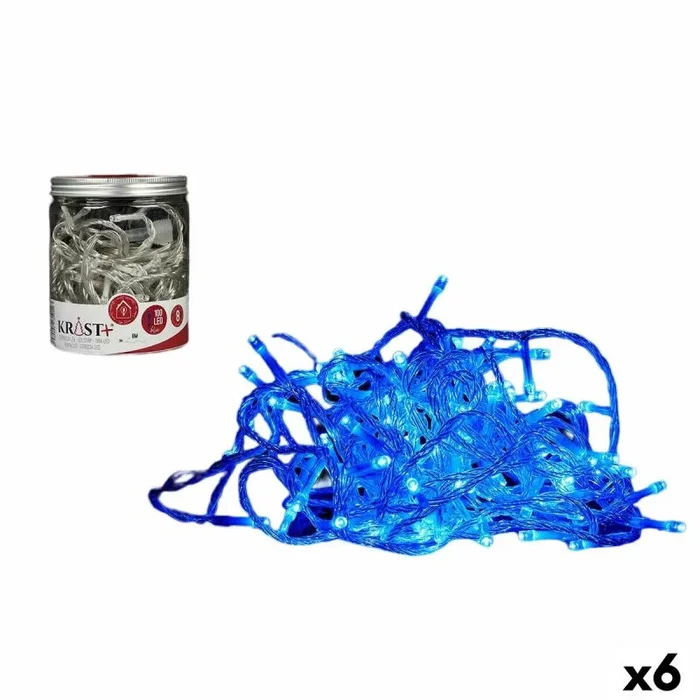 Krist+ Guirnalda de Luces LED Azul 8 m 3,6 W (6 Unidades)