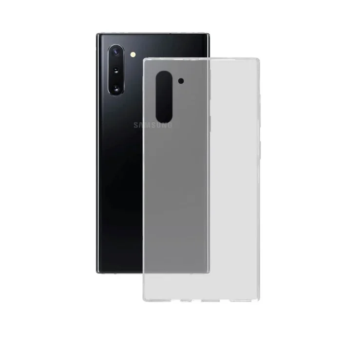 KSIX smart your tech Funda para Galaxy Note 10, Semirrígida, Transparente