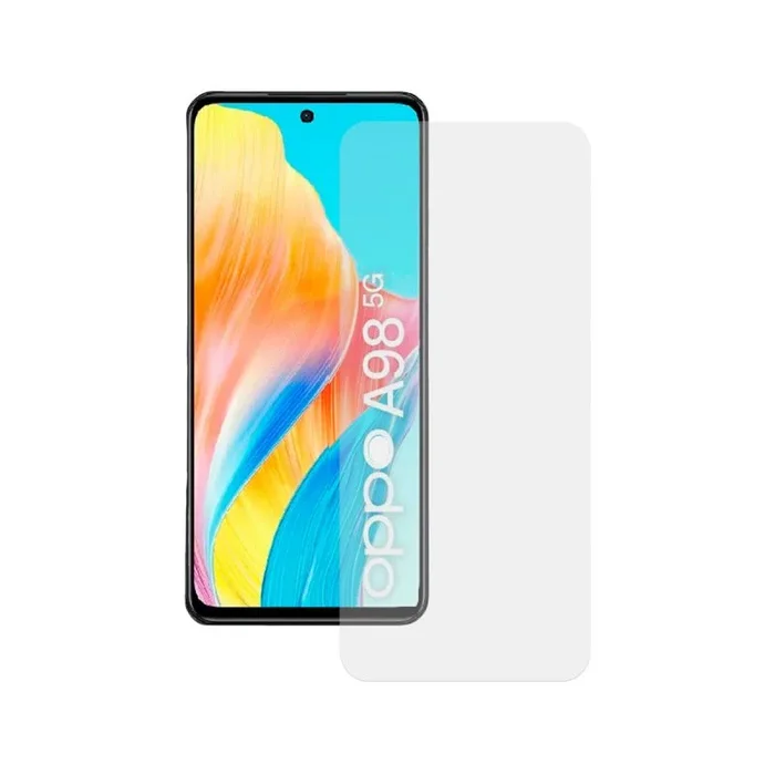 KSIX smart your tech Protector de Pantalla para OPPO A98, Vidrio Templado, Resistencia 9H, Grosor 0,3 mm, Transparente
