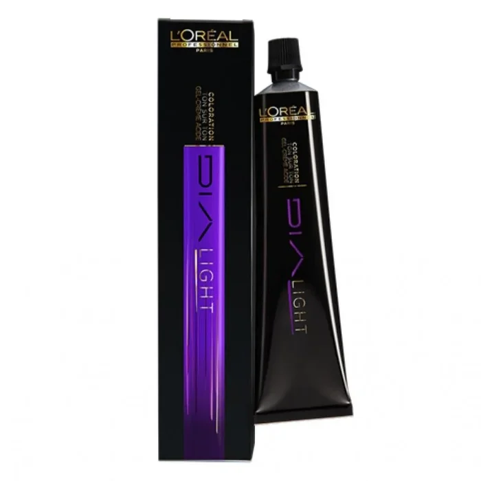 L’Oréal Professionnel Dia Light 7.13, tinte semipermanente sin amoníaco, rubio dorado ceniza, 50 ml, ideal para cabellos sensibilizados, cuidado intenso y homogéneo