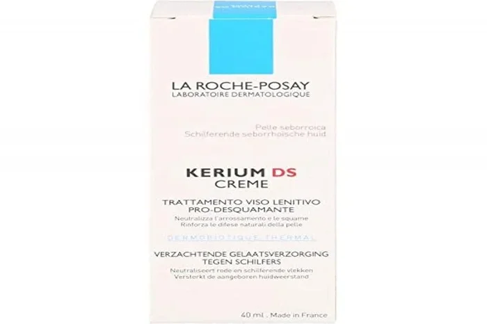 La Roche Posay Toleriane Kerium DS Concentrado, Crema de Cuidado Facial Calmante Hidratante, Reduce Enrojecimiento y Descamación, Para Todo Tipo de Pieles, 40ml