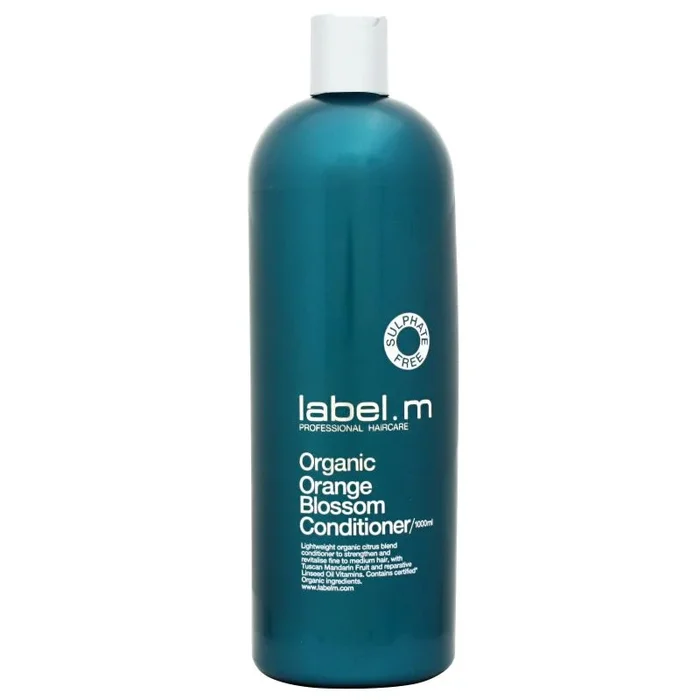 Label.m, organic orange blossom, organic fruit extracts, hair conditioner, for revitalizing, 1000 ml
