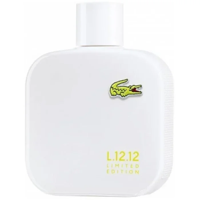 Lacoste, eau de lacoste l.12.12 blanc limited edition, eau de toilette, for men, 100 ml