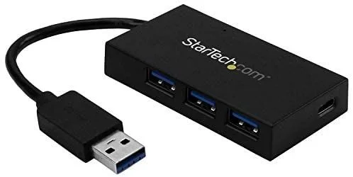ladron hub usb 3.0 de 4 puertos concentrador de 3 puertos usb-a y 1 puerto usb-c,2 años