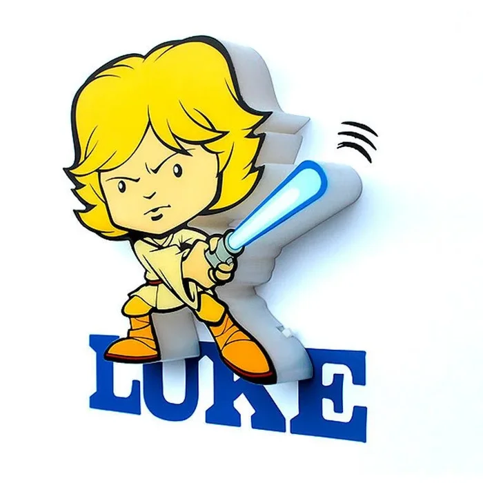 Lampara 3d light fx mini luke skywalker star wars