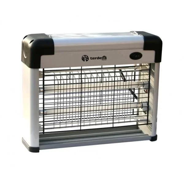 Lámpara Antimosquitos Electrónica 230V 2 x 10W, protección eficaz, doble tubo fluorescente, ideal para interiores y exteriores cubiertos