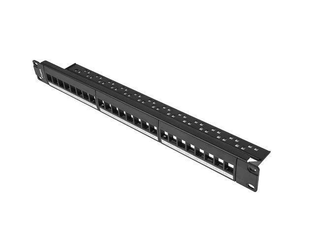 LANBERG KEYSTONE PATCH PANEL 19», 24 PORT 1U, BLACK