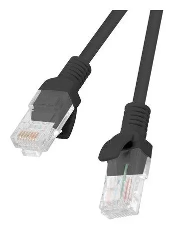 Lanberg PCU5-20CC-0050-BK cable de red Negro 0,5 m Cat5e U/UTP (UTP)