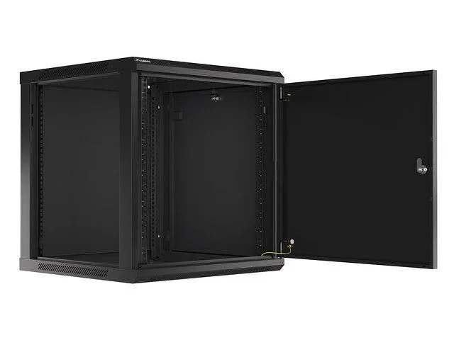 Lanberg WF01-6612-00B armario rack 12U Bastidor de pared Negro