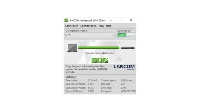 LANCOM Upgrade Advanced VPN Client (WIN) Gestión de redes 1 licencia(s)