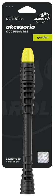 Lanza compuesta Marolex 15 cm para pulverizador Master Ergo, extensión compacta, resistente, ideal para jardinería de precisión y aplicaciones profesionales.