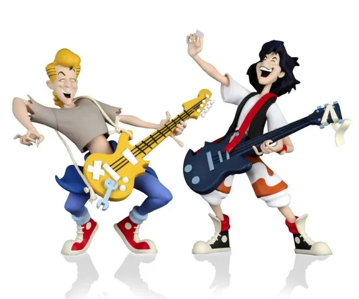Las alucinantes aventuras de bill y ted pack de 2 figuras toony classics bill & ted 15 cm