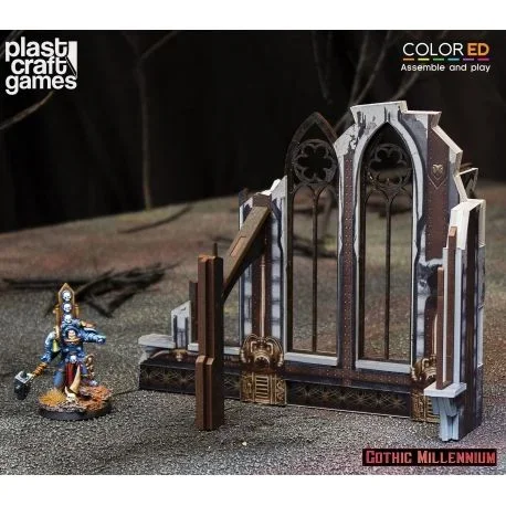 Last level- PCG: Ruined Side Wall Juegos de Mesa, Multicolor (ZPCGGT003)