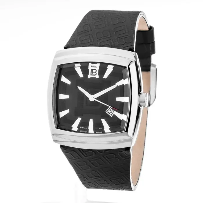 LAURA BIAGIOTTI Reloj Analógico para Hombre de Cuarzo con Correa en Cuero LB0054M-NE