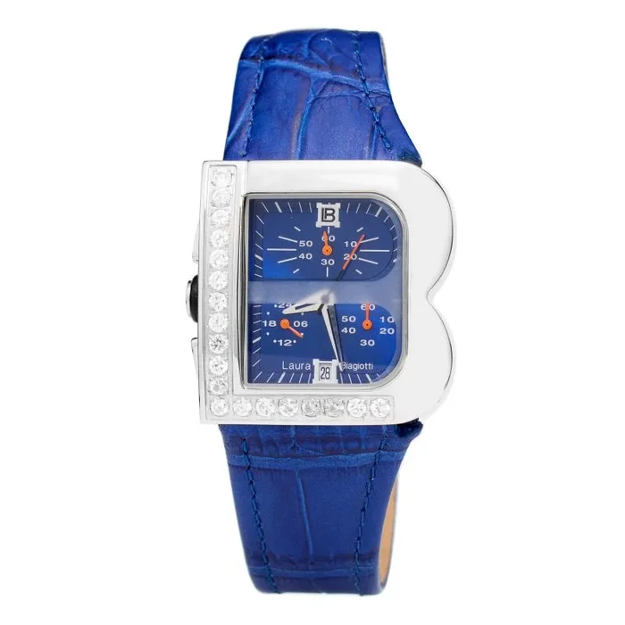 Laura Biagiotti Reloj Mujer Analogico Cuarzo con Correa de Piel LB0002L-02Z