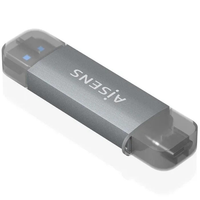 LECTOR TARJETAS AISENS SD MICRO SD MMC RS-MMC MMC MICRO USB-C Y A